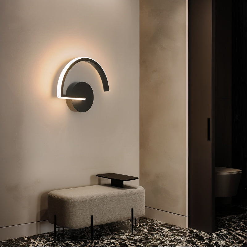 LichtCurve - Minimalistische LED-Wandleuchte