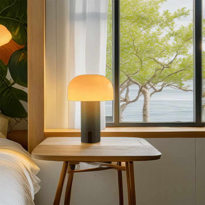 Moderne Pilztischlampe LED – Stufenlos dimmbar, Touch-Steuerung