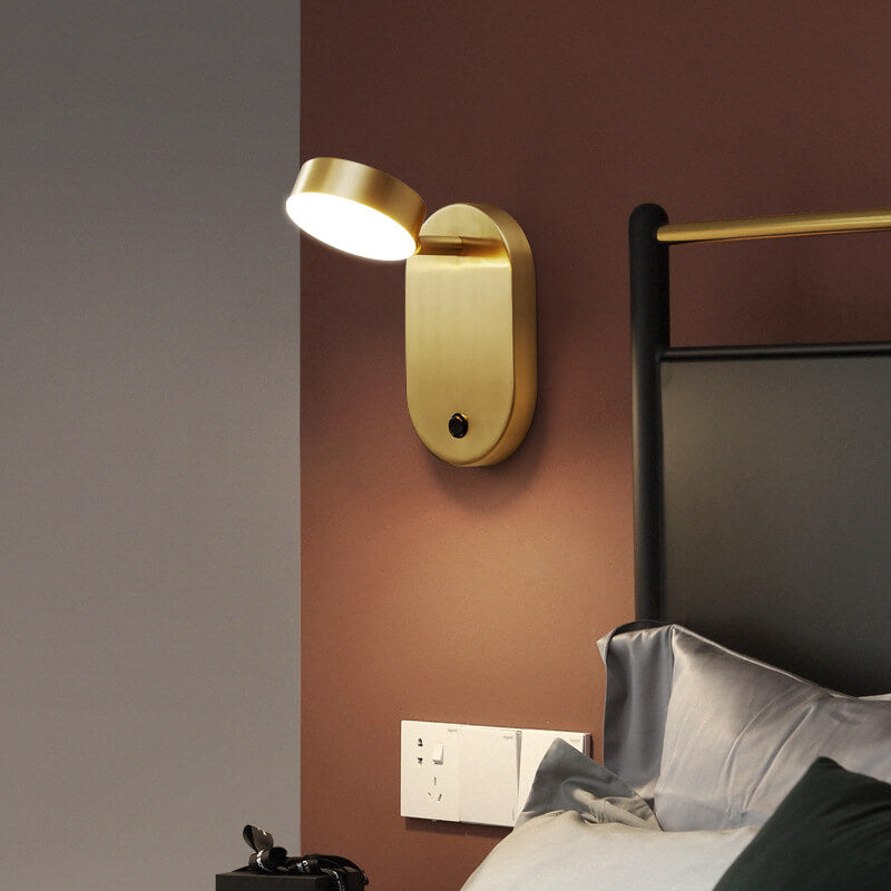 Brillano LED-Wandleuchte in Kupfer – Modern & Elegant für Wohnzimmer & Flur