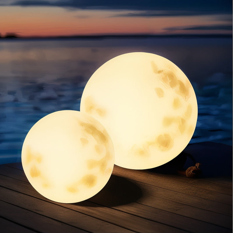 LunaLuxe – LED Gartenleuchte im Mond-Design für Außenbereich