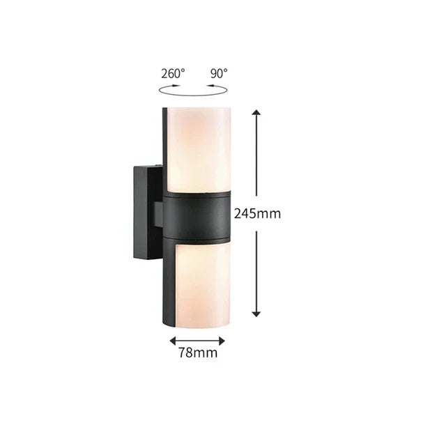 BrightEdge - Stilvolle LED-Wandleuchte für den Außenbereich