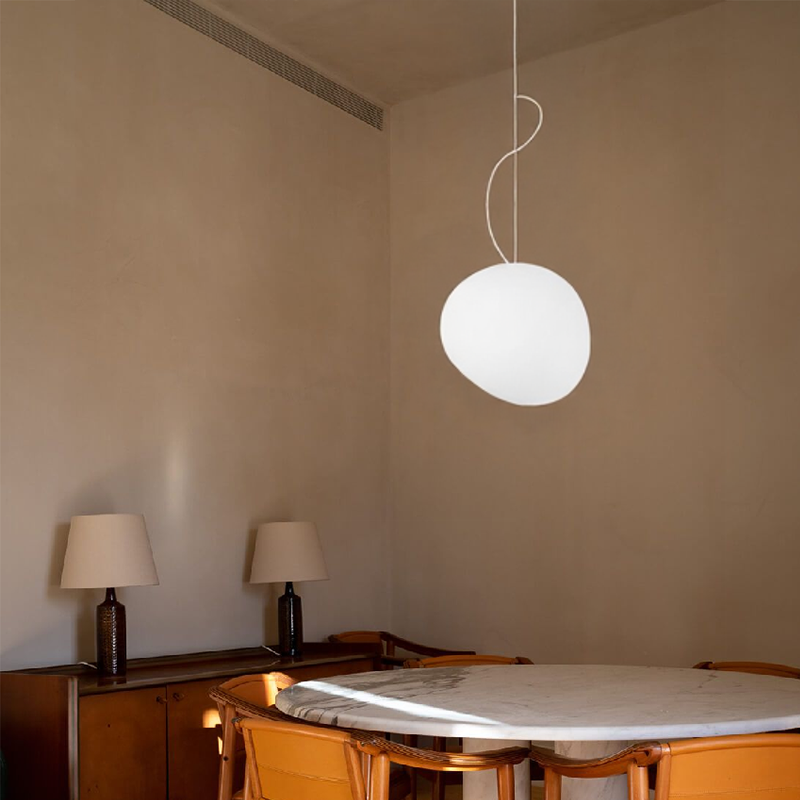 Skandiloft Pendelleuchte Nordisch Weiß, Modern & Dimmbar für Esszimmer