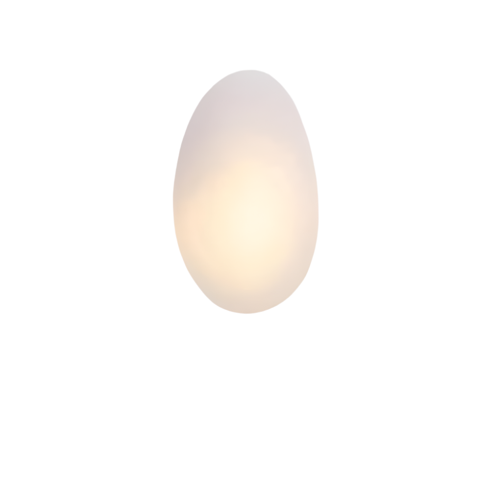 Glanzlicht - Minimalistische LED-Wandleuchte aus Glas