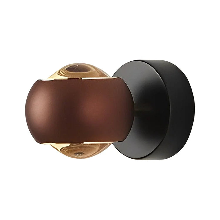 RayVera LED-Wandleuchte – Minimalistisches Design in Schwarz & Gold