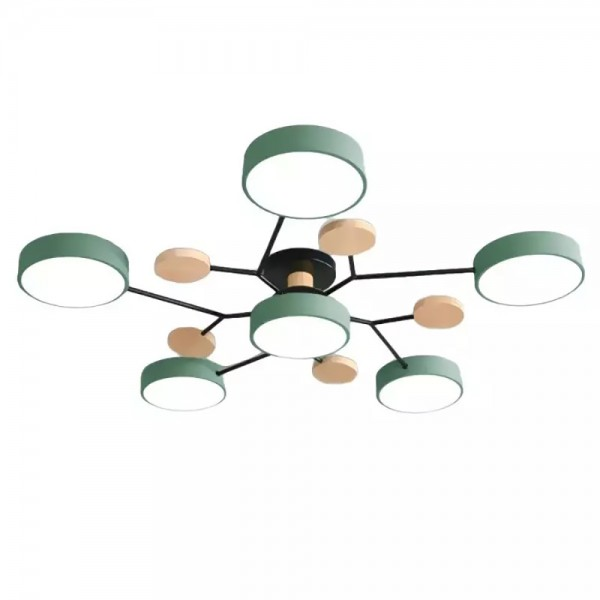 Moderne runde LED Deckenleuchte Acryl Warmlicht Wohnzimmer