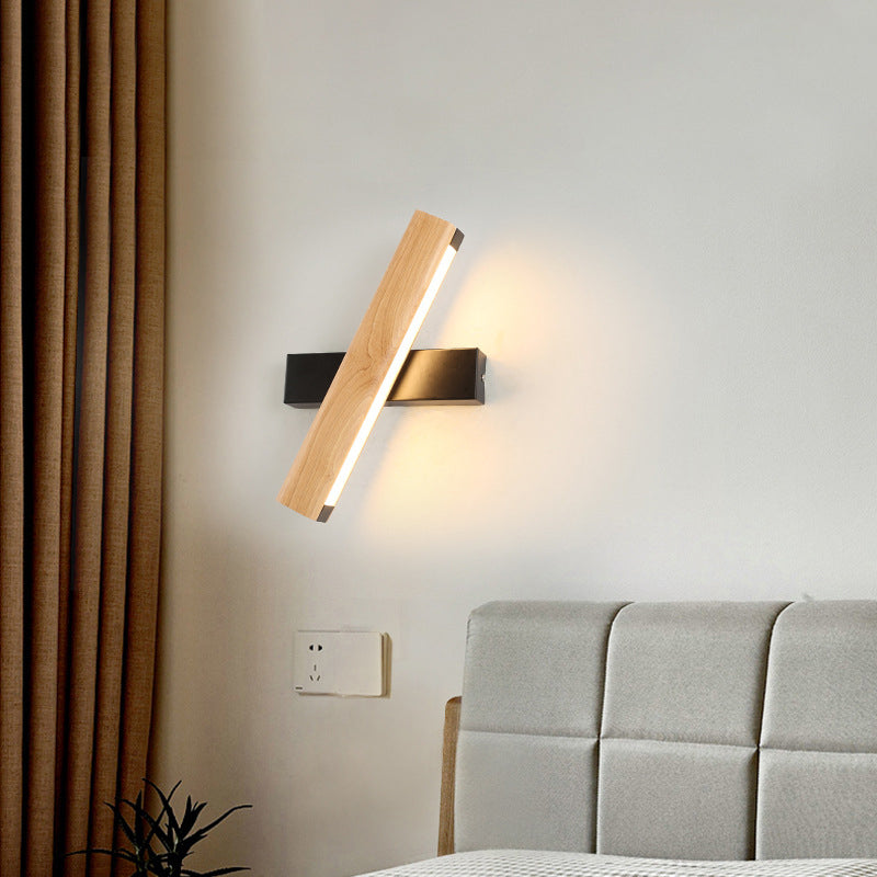 LumaTimber - Moderne Holz-LED-Wandleuchte