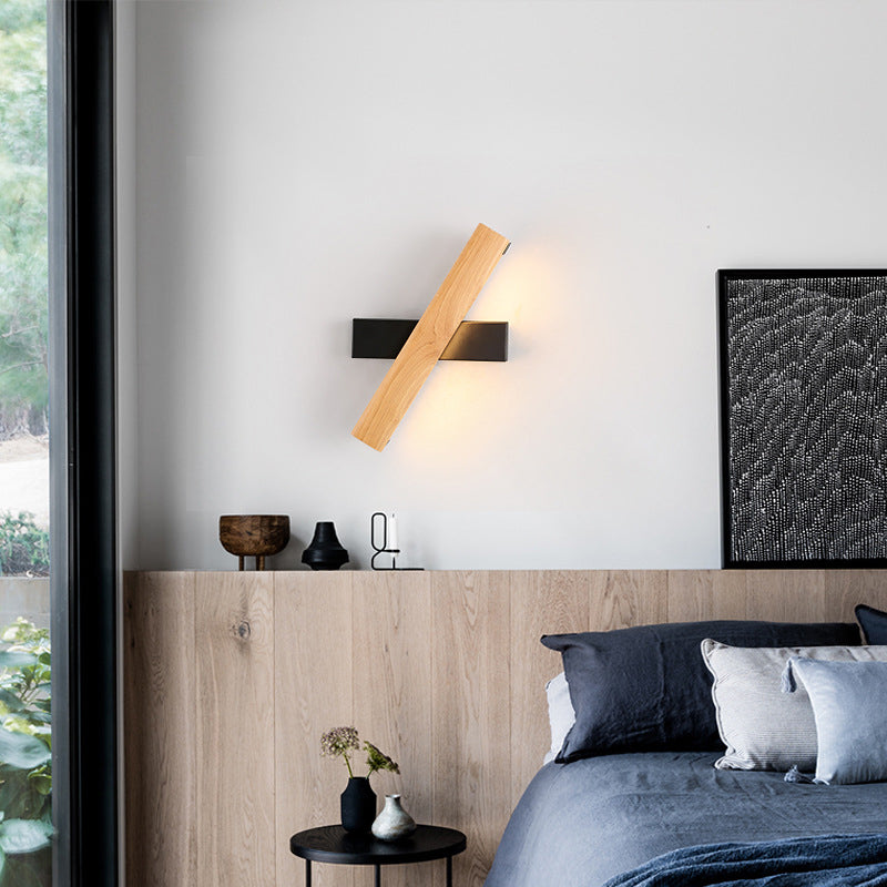 LumaTimber - Moderne Holz-LED-Wandleuchte
