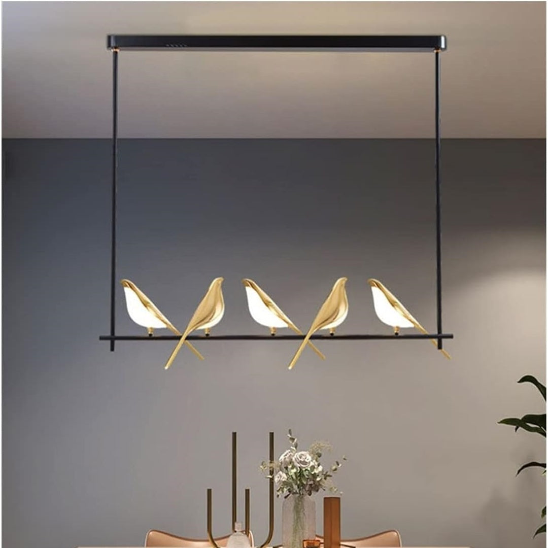 LumisWings - Moderne Vögel LED Ring Pendelleuchte