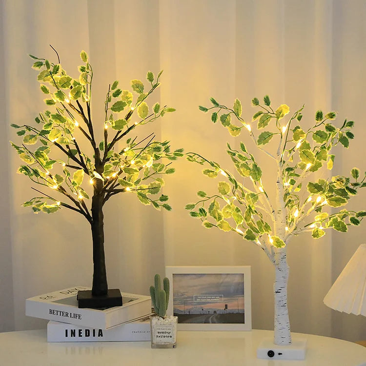 EverLumi LED-Baumleuchte – Grün, Weihnachtsstil, für Garten