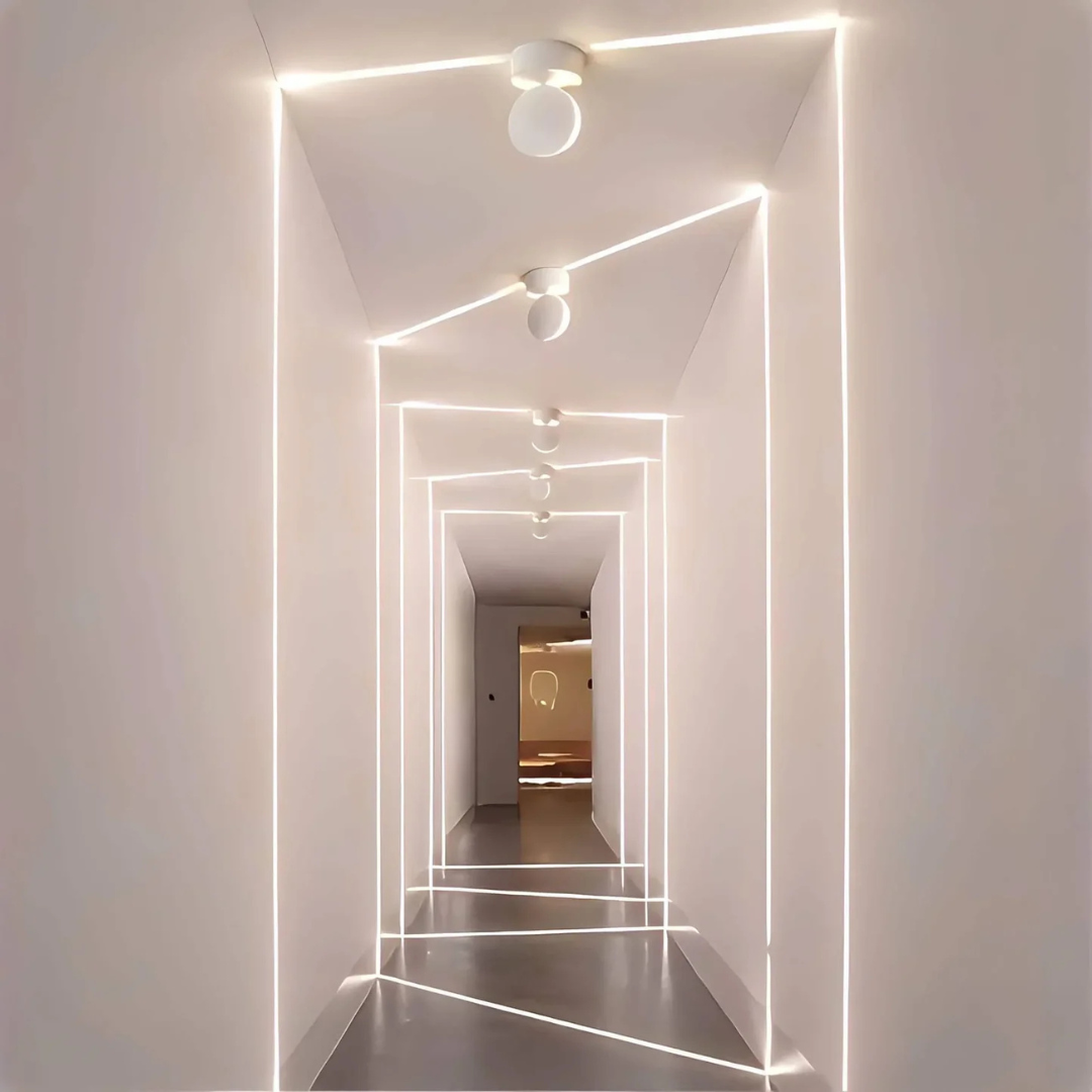 Skyglow I Flexible LED-Lampe mit 360° Rotation - Modernes Design für Innen und Außen