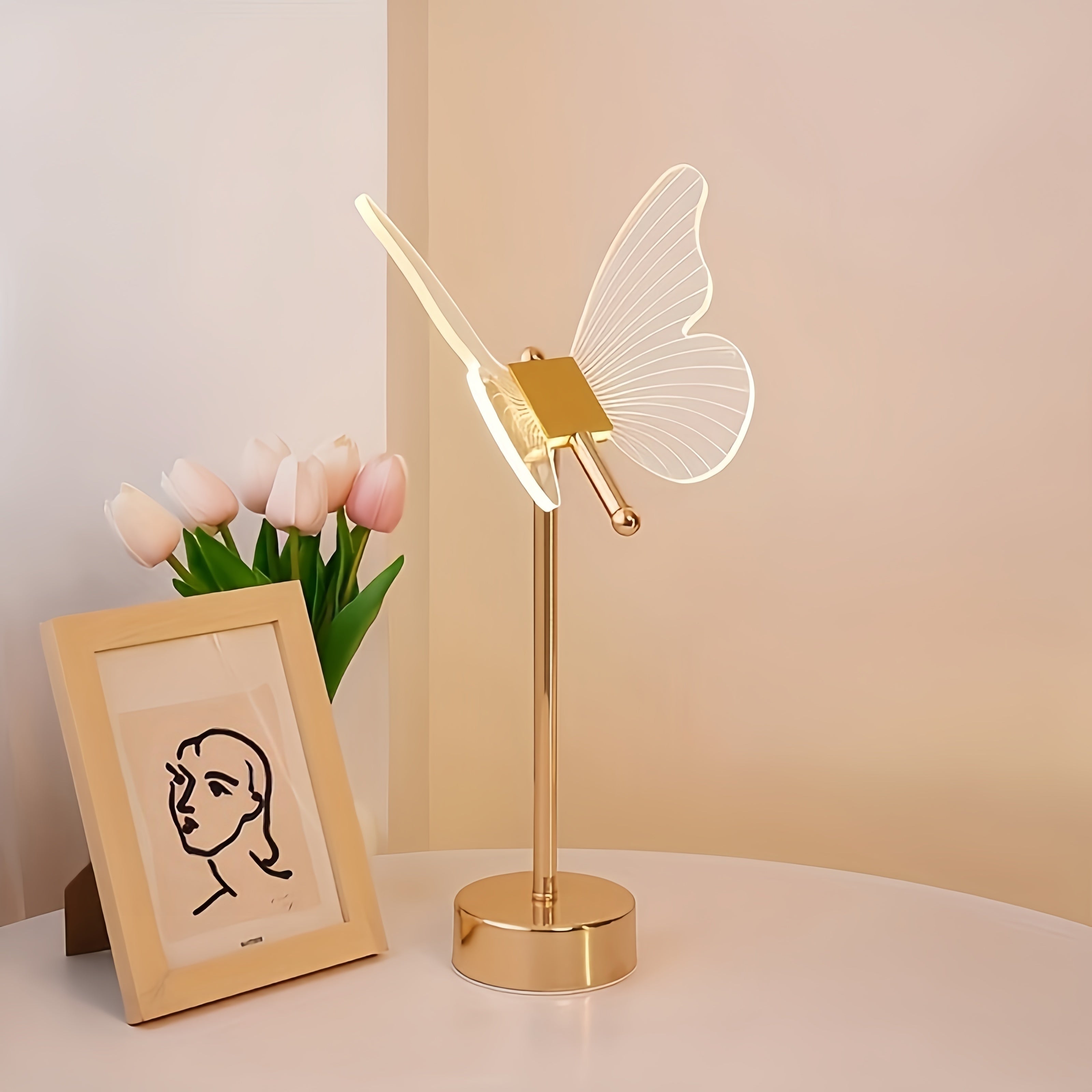 FluturaLight - USB-betriebenes LED-Schmetterlings-Nachtlicht