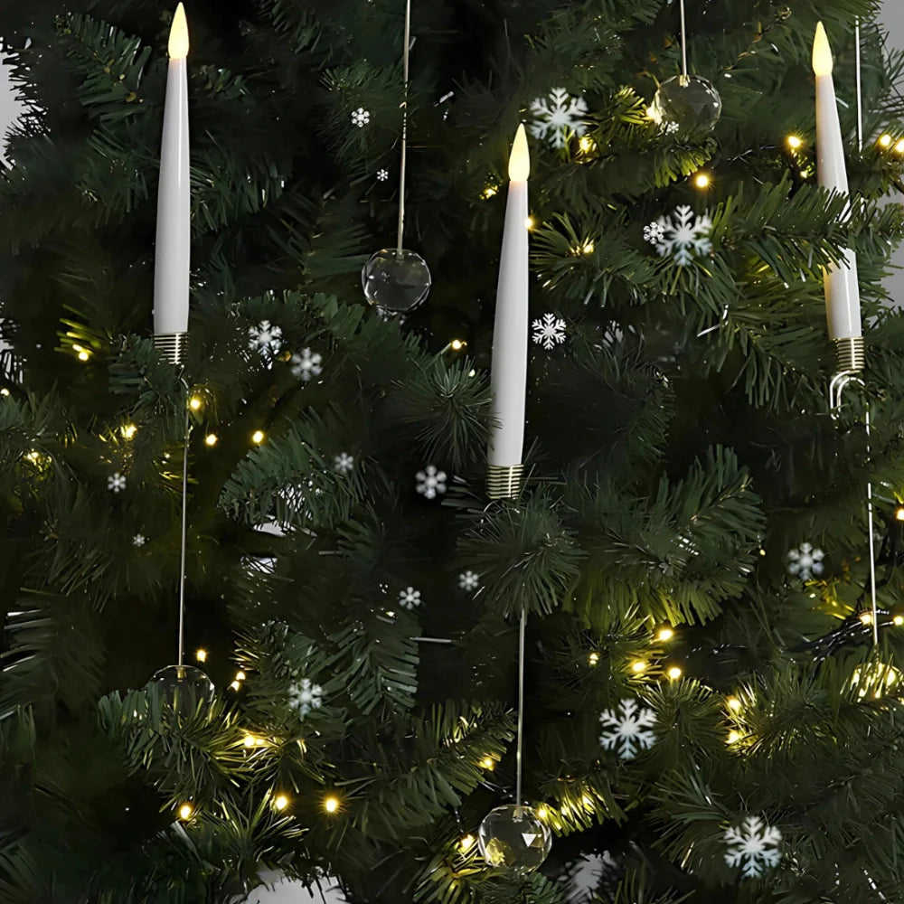 LumoTann LED Weihnachtsbaumkerzen kabellos warmweiß für Innen