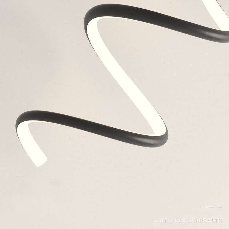 TwirlLight - Minimalistische LED-Wandleuchte mit kreativen Linien