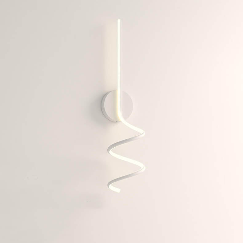 TwirlLight - Minimalistische LED-Wandleuchte mit kreativen Linien
