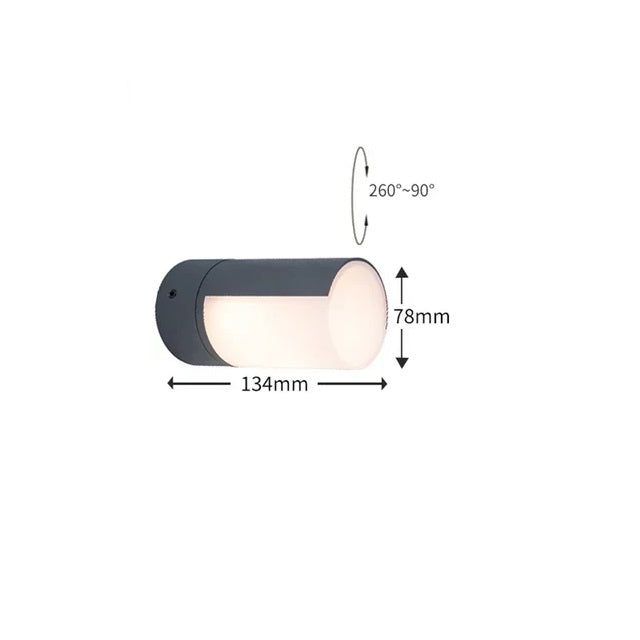 BrightEdge - Stilvolle LED-Wandleuchte für den Außenbereich
