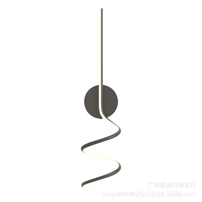 TwirlLight - Minimalistische LED-Wandleuchte mit kreativen Linien