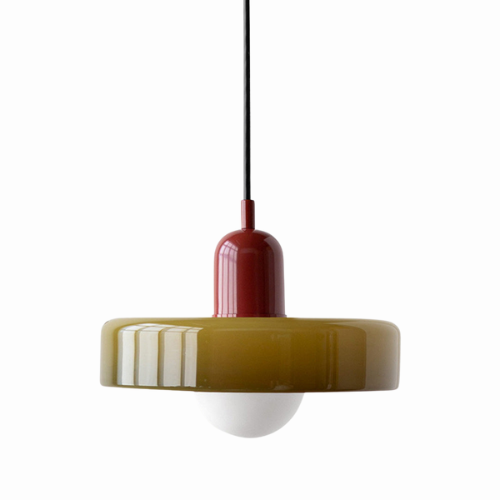 Verstellbare Bauhaus Pendelleuchte aus Glas – Esszimmer & Wohnzimmer Beleuchtung