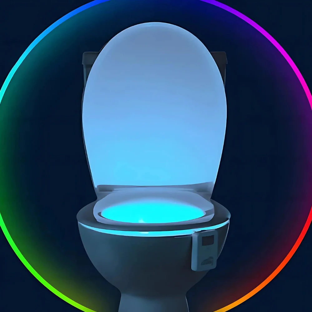 GlowLoo LED WC-Nachtlicht Bewegungsmelder Mehrfarbig fürs Bad