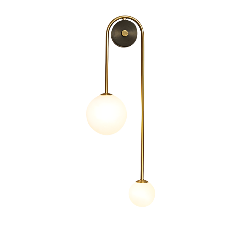GlasVéa – Minimalistische Wandleuchte mit warmem Licht