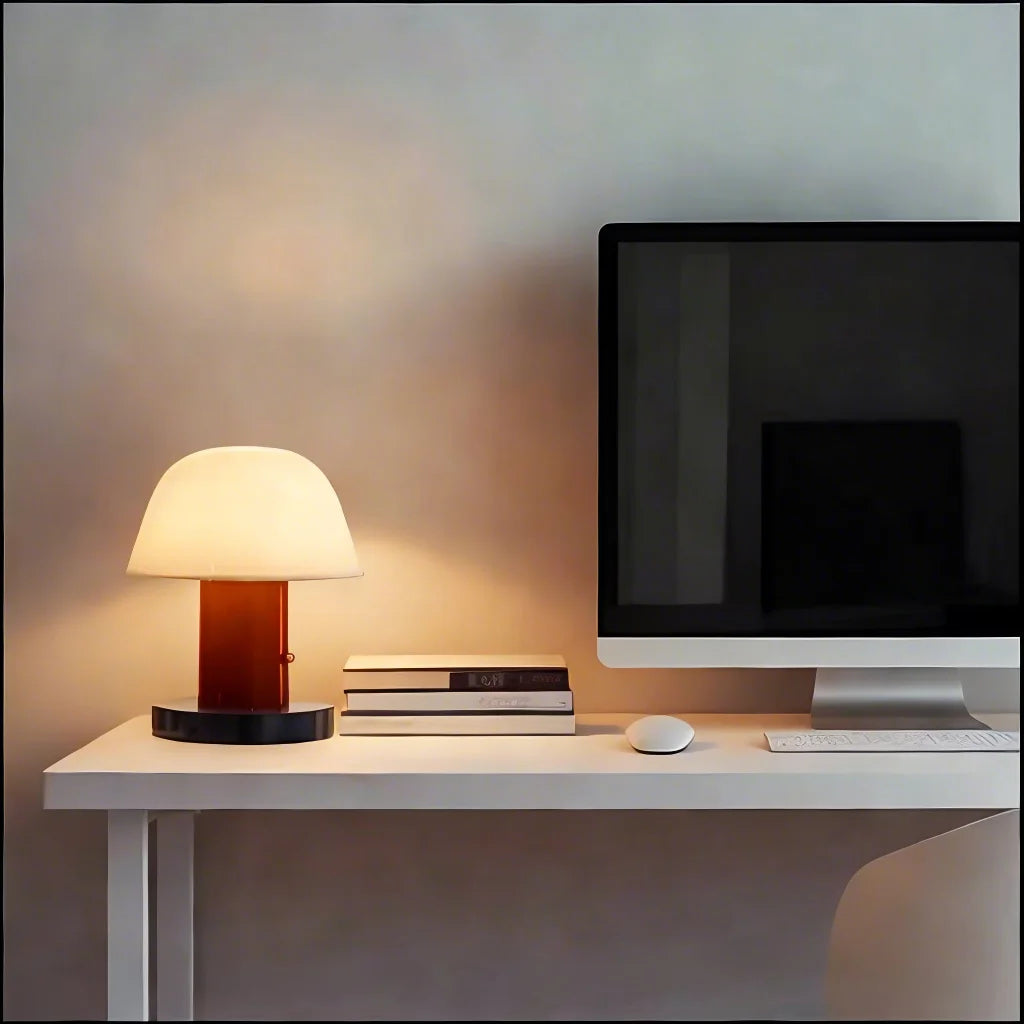 Moderne Tischlampe in Pilzform – LED – Warmes Licht für Wohnzimmer