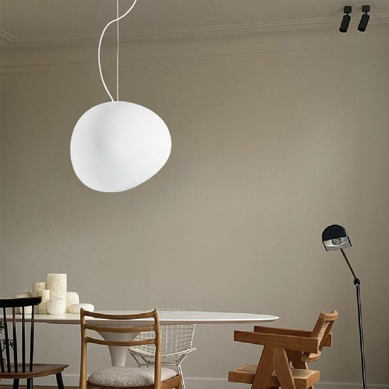 Skandiloft Pendelleuchte Nordisch Weiß, Modern & Dimmbar für Esszimmer
