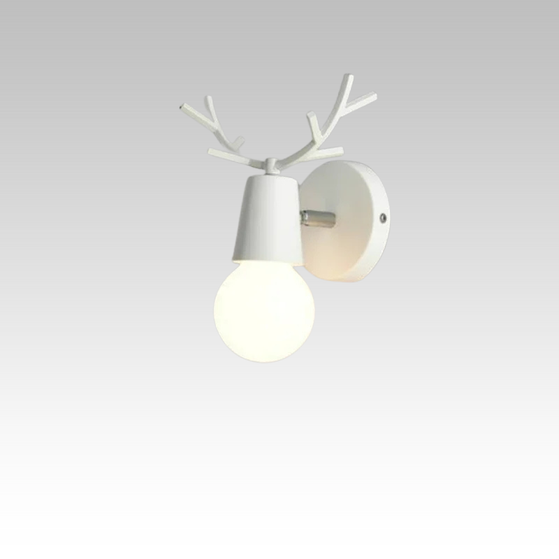 AntlerBeam Playful Wandleuchte - Buntes skandinavisches Design für Kinderzimmer