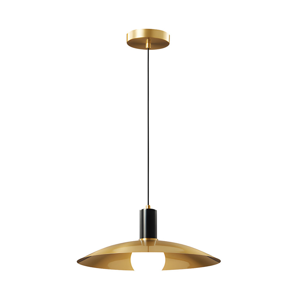 AuraBrass LED Pendelleuchte – Vintage Design in Messing & Glas