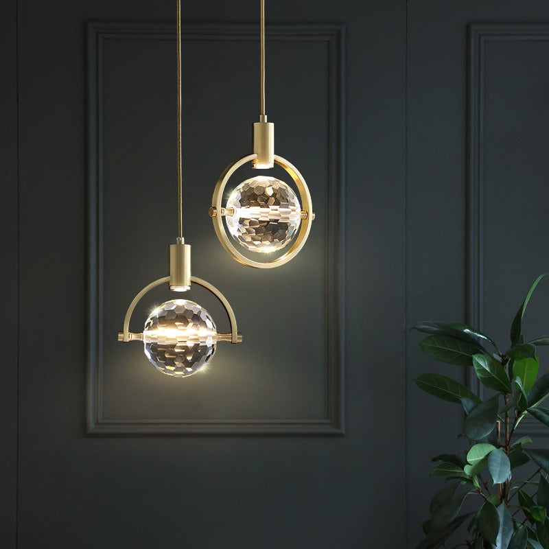LumiGlide - Moderne Kristall-LED-Hängeleuchte