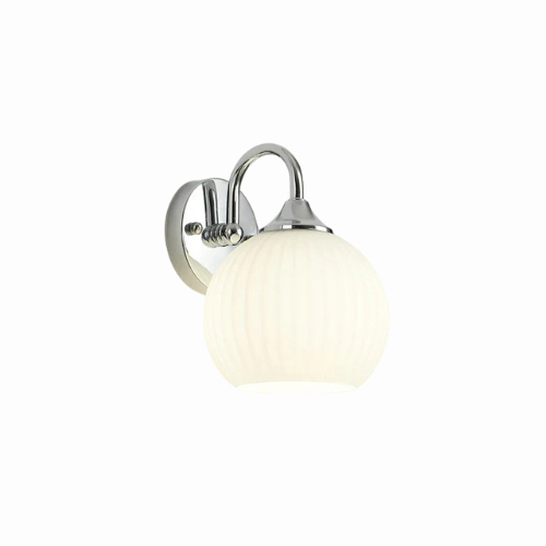 Eleganza LED-Wandleuchte - skandinavisches Design mit Glaslampenschirm