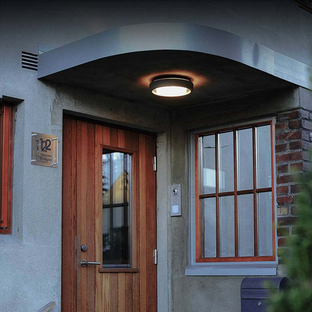 SkyLumo Außenwandleuchte & Deckenlampe Modern LED Schwarz Terrasse