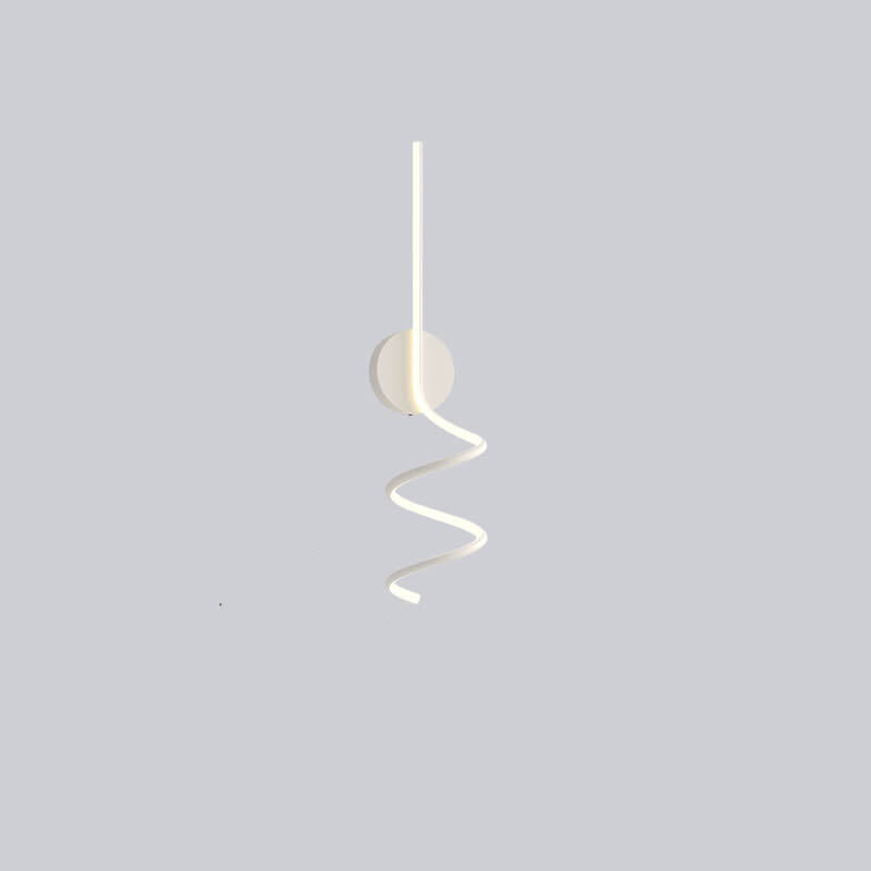 TwirlLight - Minimalistische LED-Wandleuchte mit kreativen Linien