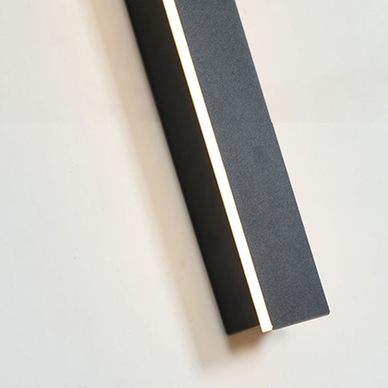 VantaGlow LED-Wandleuchte - Modernes schwarzes Metall