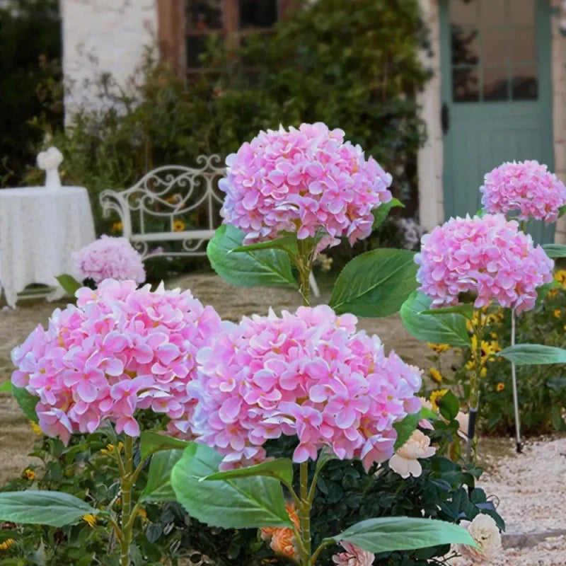 LumoBloom Solar Gartenlichter Blumenoptik bunt für Außenbereich