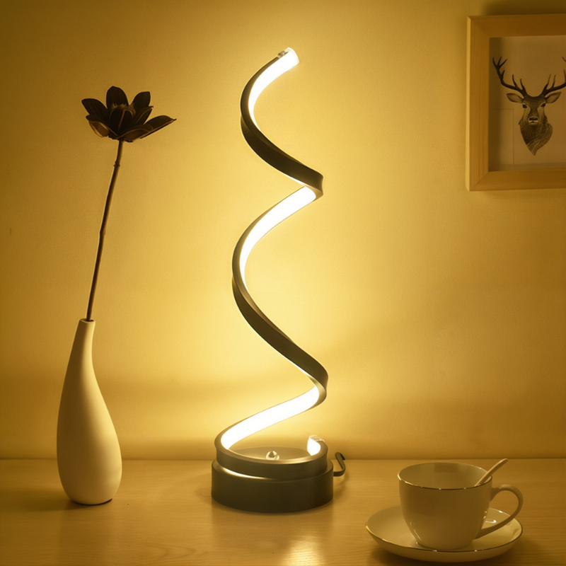 Glowspiral I Atmosphärische LED-Tischleuchte