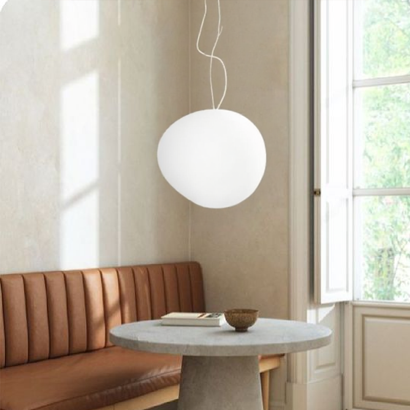 Skandiloft Pendelleuchte Nordisch Weiß, Modern & Dimmbar für Esszimmer