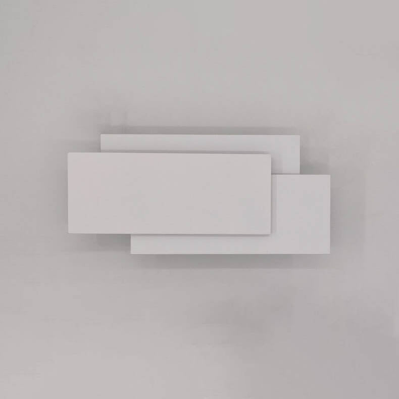 StackLight - Industrielle LED-Wandleuchte - Weiß/Schwarz, modernes Design für Schlafzimmer/Wohnzimmer