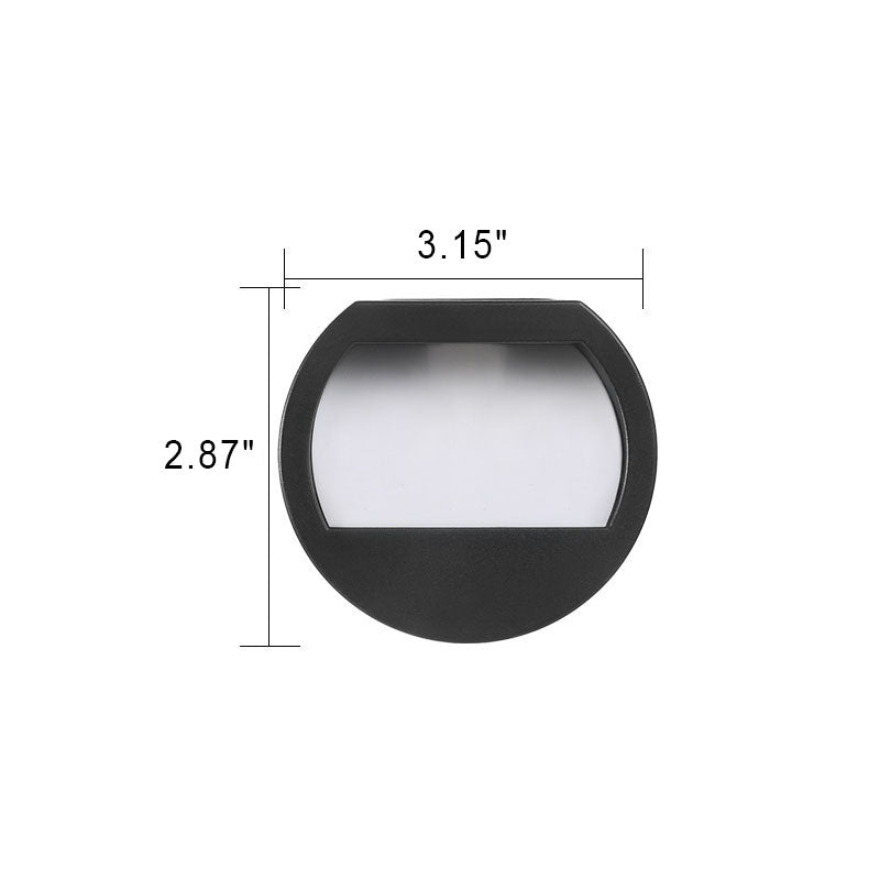 StepGlow Solar-Treppenlicht Rund/Quadrat IP65 für Garten