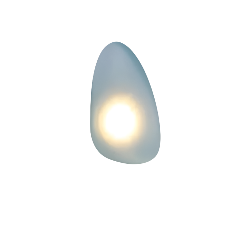 Glanzlicht - Minimalistische LED-Wandleuchte aus Glas
