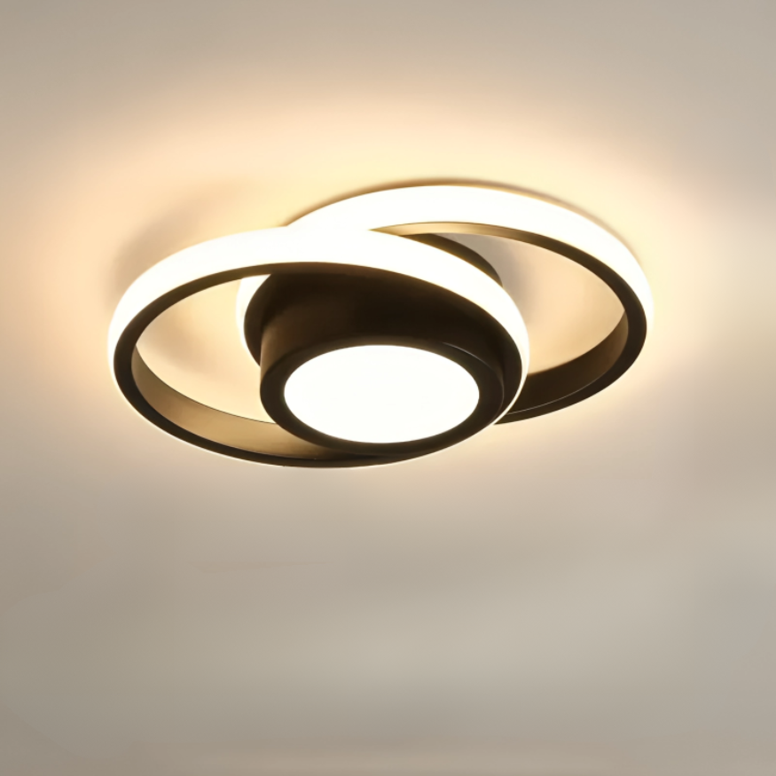LumoCircles - Kreative LED-Deckenleuchte mit dualen Ringen