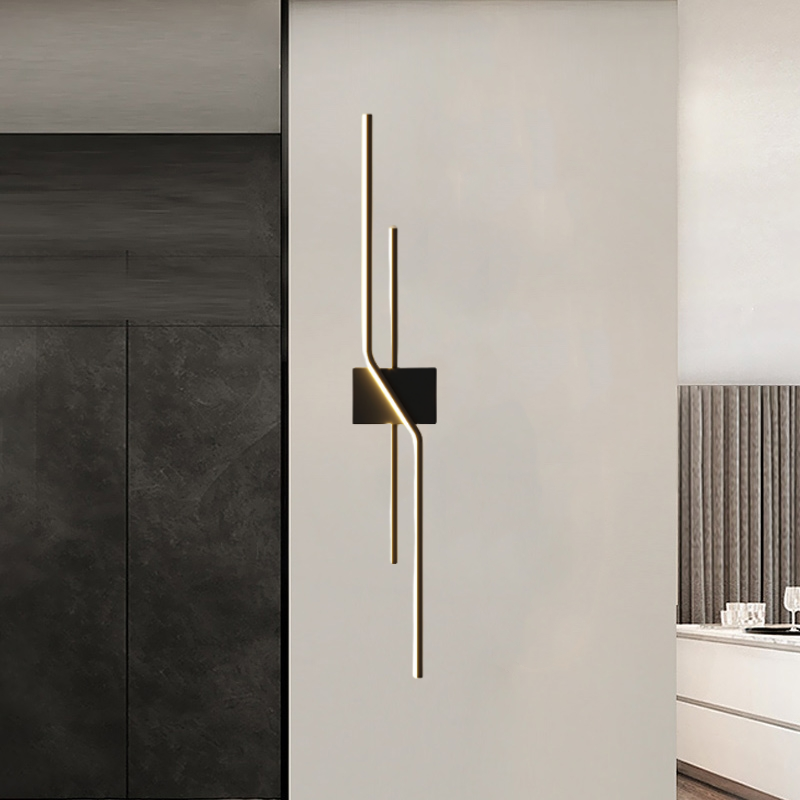 AetherGlow Moderne Wandleuchte - Elegantes Metall- und Acryldesign für Wohnzimmer oder Schlafzimmer