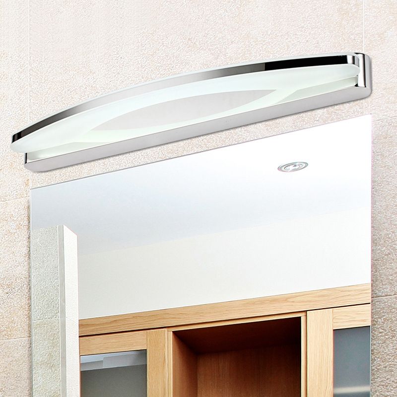 Zenith LED-Wandleuchte - Ovale Chrom-Wandleuchte für das Schlafzimmer