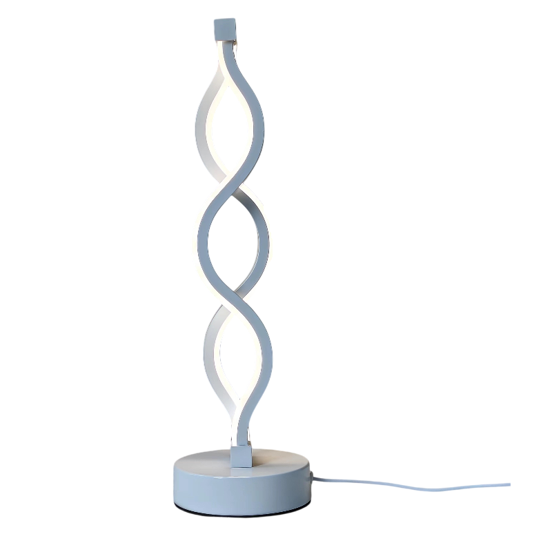 SilverWave - Aluminium LED-Tischleuchte mit dimmbarer Beleuchtung