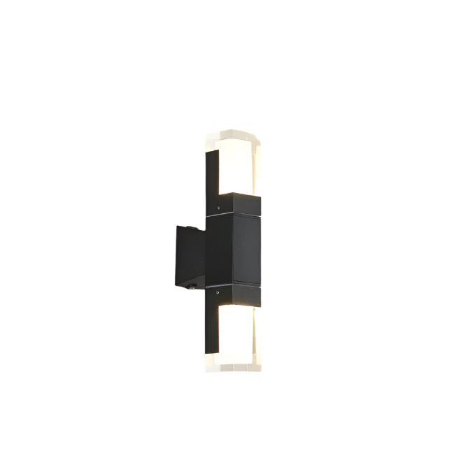 SentinelGlow – LED Außenlampe mit Bewegungsmelder, schwarz & modern