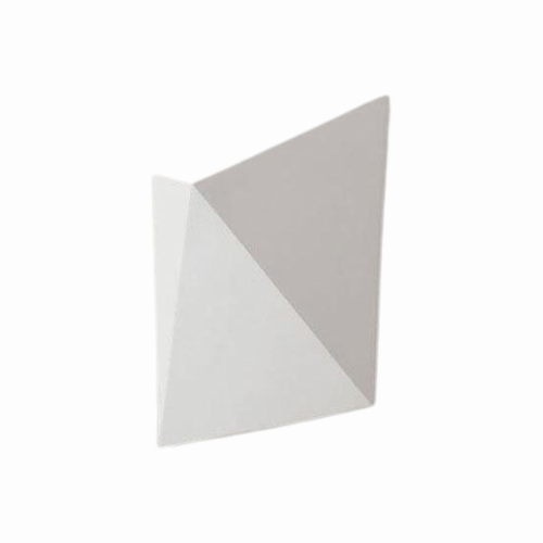 Origami LED-Wandleuchte - Modernes schwarz-weißes Origami-Design für Wohnzimmer oder Flur