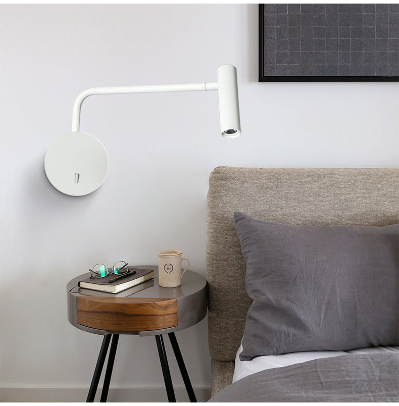 VernoLux LED-Wandleuchte – Modernes Design in Schwarz, Weiß & Gold