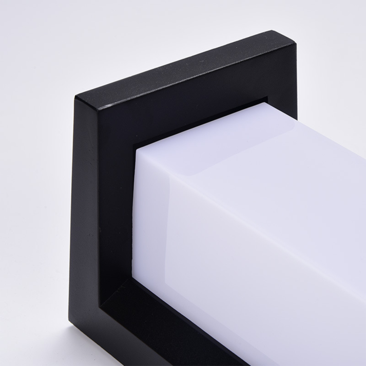 LumoDuo Außenwandleuchte Modern LED Schwarz-Weiß für Terrasse