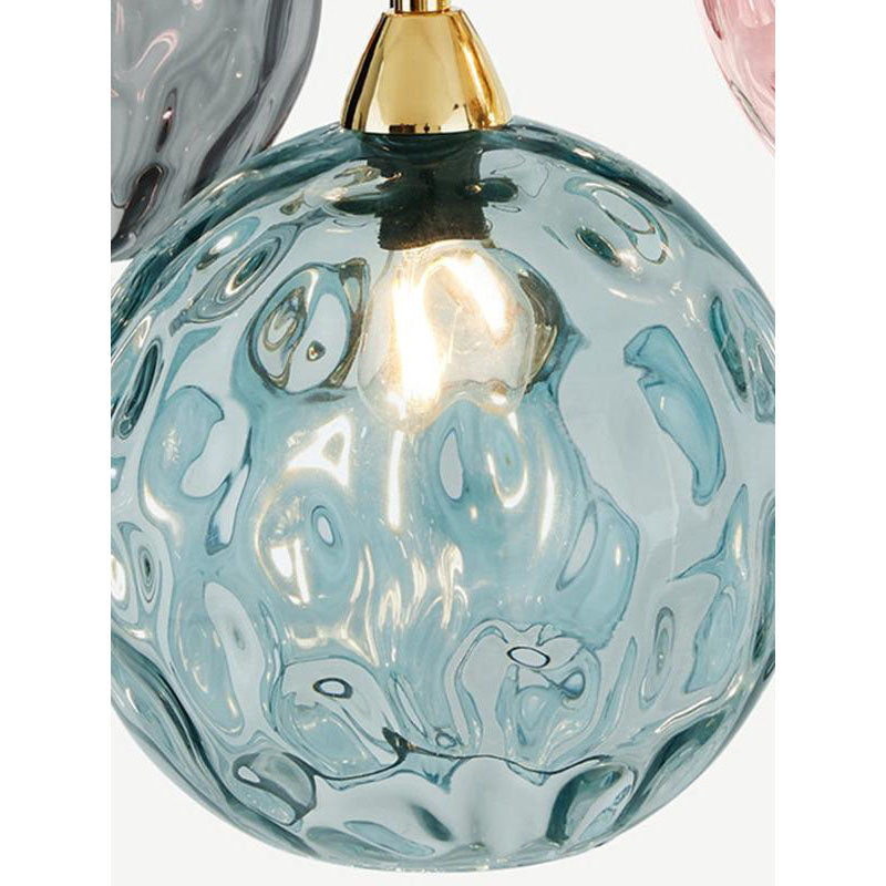 AquaGlow Glas-Pendelleuchte Modern Bunt mit Wassereffekt für Esszimmer