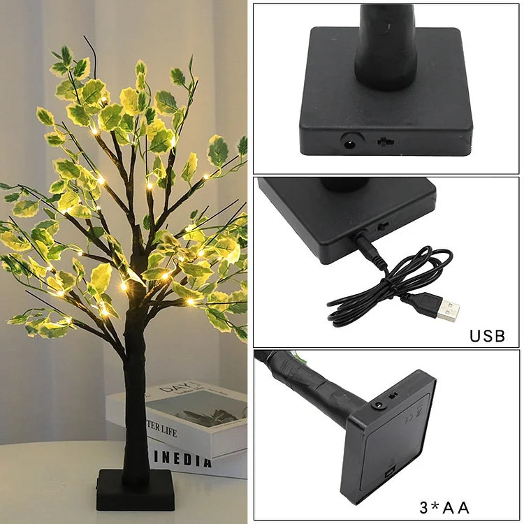 EverLumi LED-Baumleuchte – Grün, Weihnachtsstil, für Garten