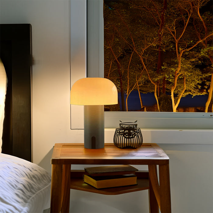 Moderne Pilztischlampe LED – Stufenlos dimmbar, Touch-Steuerung