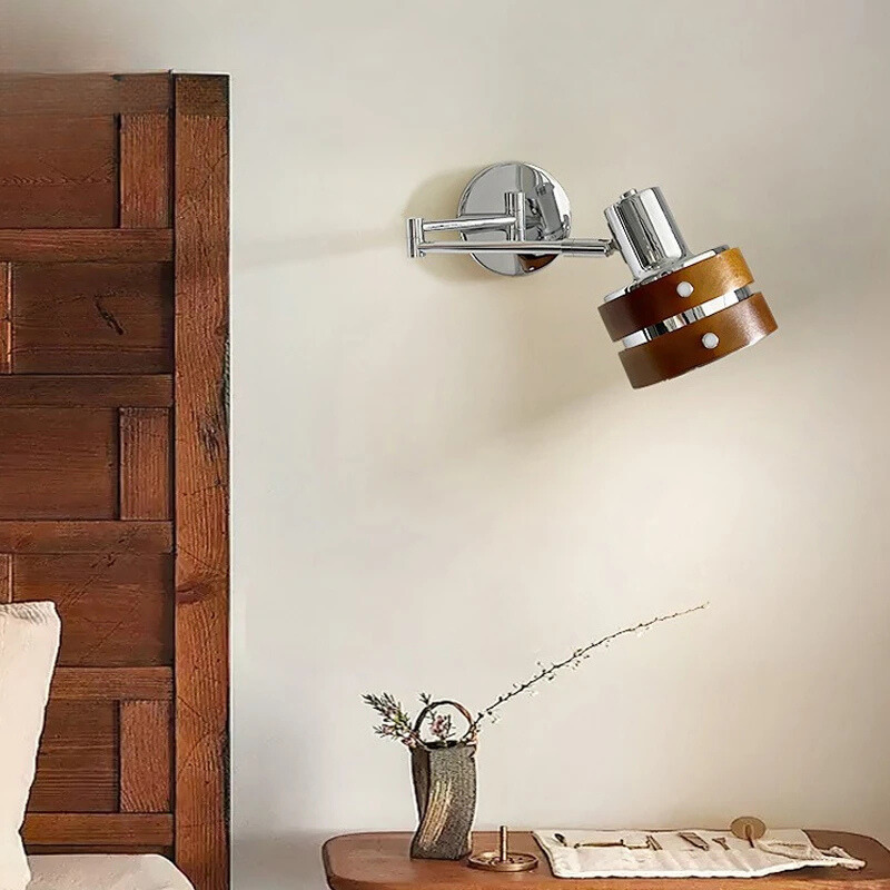 Vintura – Retro Teleskopische Bettlampe im Punk-Stil